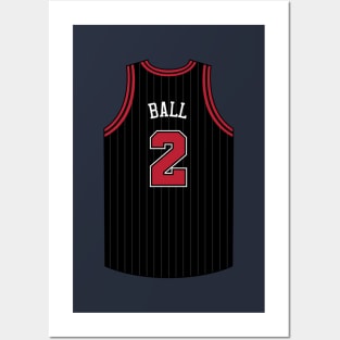 Lonzo Ball Chicago Jersey Qiangy Posters and Art